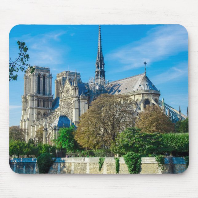 Notre Dame de Paris in France Mouse Pad (Front)