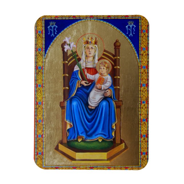Notre-Dame de Walsingham Icon Magnet (Vertical)
