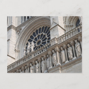 Notre Dame detail Postcard