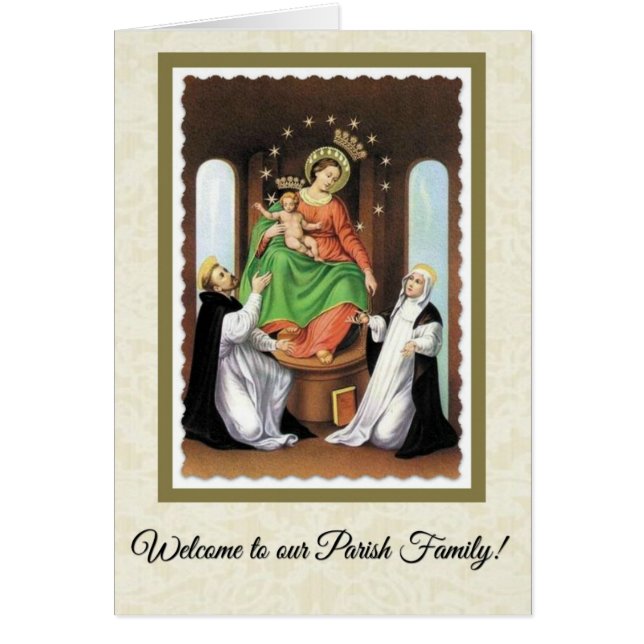 Notre-Dame du Saint Rosaire Bienvenue à la paroiss (Devant)