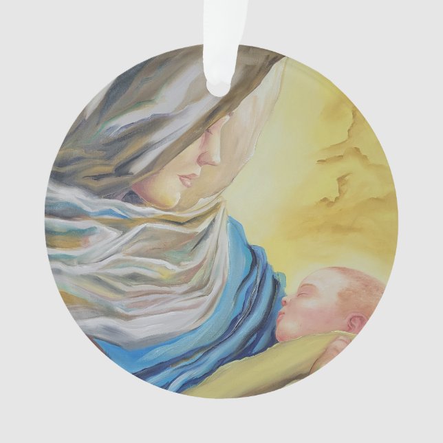 Notre Dame du Silence tenant le bébé Jésus (devant)