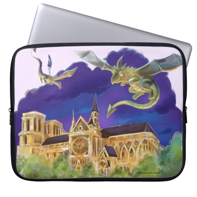 Notre Dame Laptop Sleeve (Various Sizes) (Front)