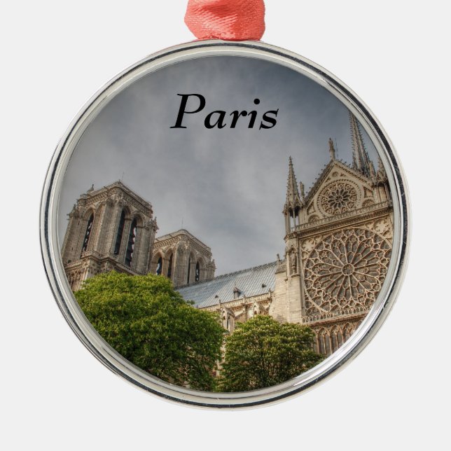 Notre Dame Metal Ornament (Front)