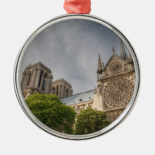 Notre Dame Metal Ornament