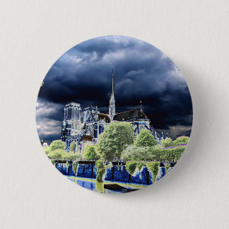 Notre Dame, Paris 4 2 Inch Round Button
