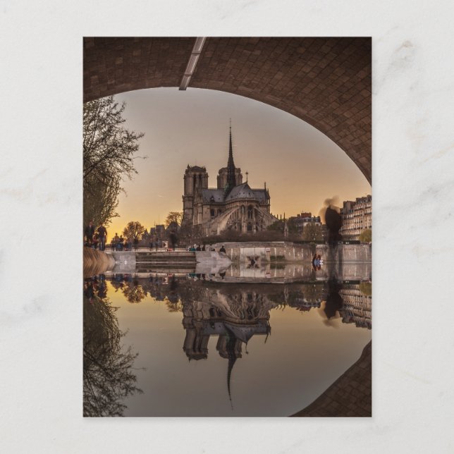 Notre-Dame, PAris, France Postcard (Front)
