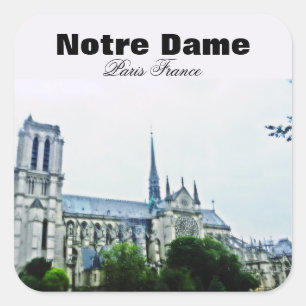 NOTRE DAME PARIS FRANCE stickers