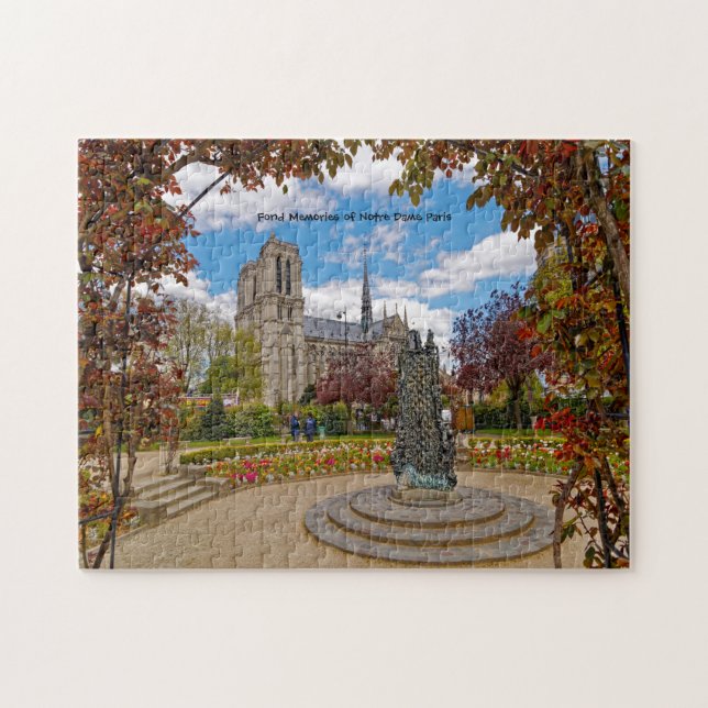 Notre Dame Paris. Jigsaw Puzzle (Horizontal)