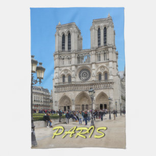 Notre Dame PARIS Kitchen Towel