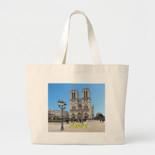 Notre Dame PARIS Large Tote Bag
