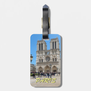 Notre Dame PARIS Luggage Tag