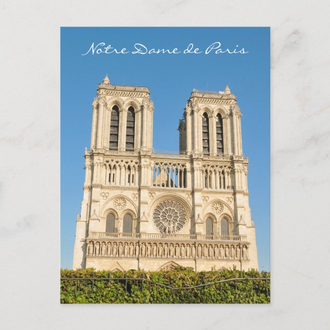Notre Dame, Paris Postcard (Front)