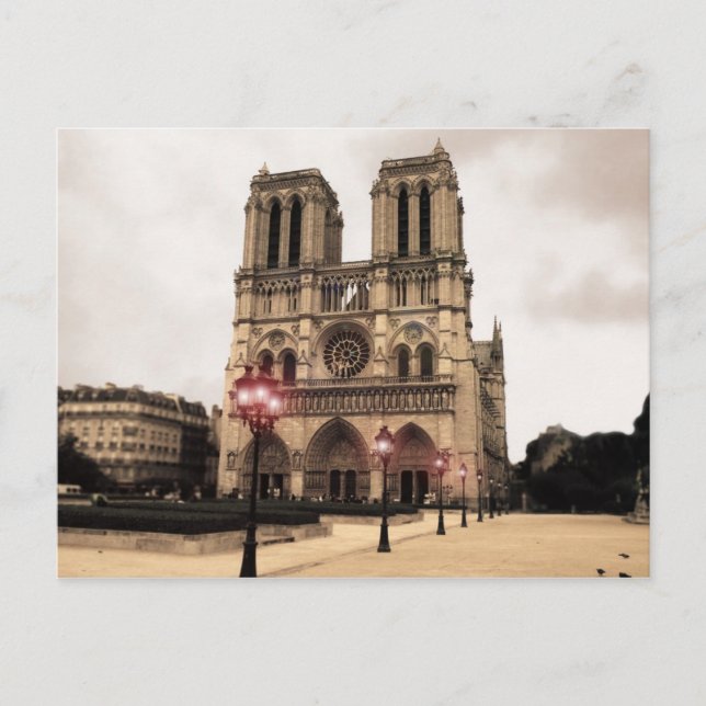 Notre Dame Postcard (Front)