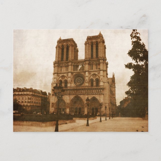 Notre Dame Postcard (Front)