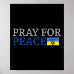 Notre Dame Pray For Peace  Poster