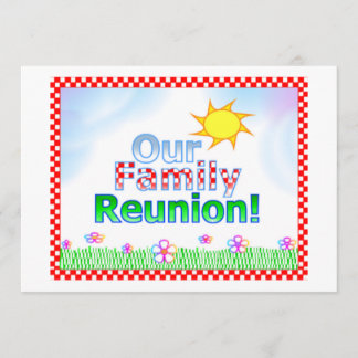 Notre invitation de la Réunion de famille