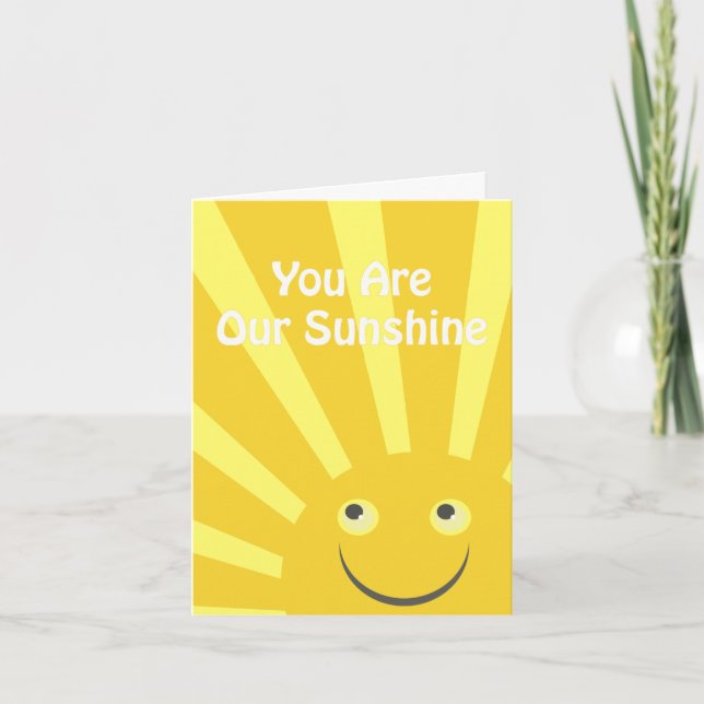 Notre Invitation de Sunshine Party (Devant)