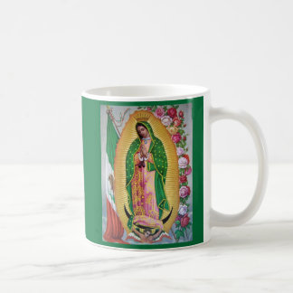 Notre Madame de Guadalupe avec la tasse de Coffe