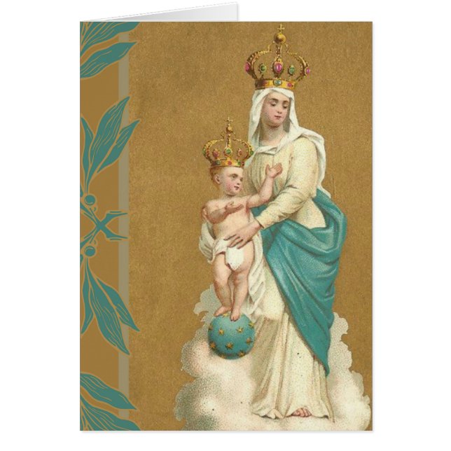 Notre Madame d'enfant Jésus de victoire (Devant)