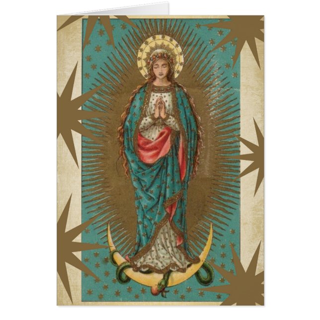 Notre Madame des étoiles de lune de Guadalupe (Devant)