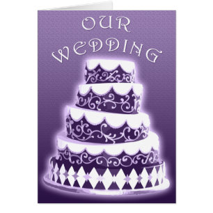 Notre Mariage : Purple Cake :