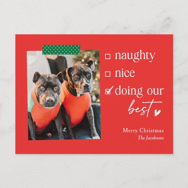 Notre meilleure carte postale de Noël de Noël (Devant)
