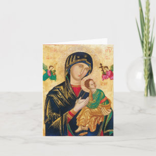Notre Mère de l'aide perpétuelle Carte de note d'a