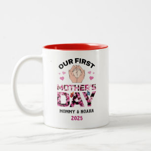 Notre Mug de la Fête des Mères, Nom personnalisé M