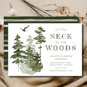 Notre nouveau cou des bois Faire-part de déplace