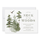 Notre nouveau cou des bois | Faire-part de déplace