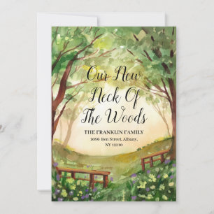 Notre Nouveau Cou Du Faire-part De Nouvelles Adres