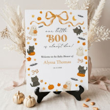 Notre petit Boo est presque là Baby Shower Hallowe