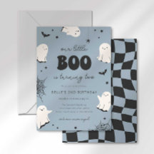 Notre petit Boo fête ses deux ans - Invitation