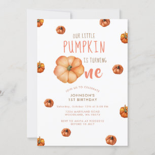 Notre Petit Citrouille Fait Une Invitation