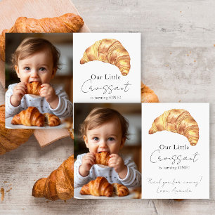 Notre petit croissant Merci pour le 1er anniversai