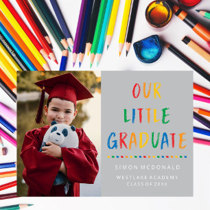 NOTRE PETIT DIPLÔMÉ PHOTO GRAD PARTY INVITATION