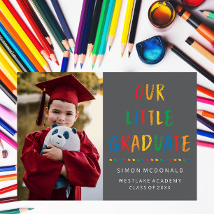 NOTRE PETIT DIPLÔMÉ PHOTO GRAD PARTY INVITATION