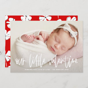 Notre petit Faire-part de naissance Valentine