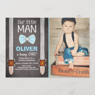 Notre petit homme Invitation Boy Bow Cravate d'ann