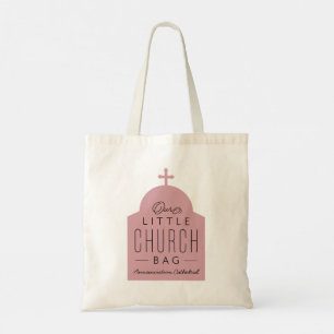 Notre petit sac d'église mignon rose dôme orthodox