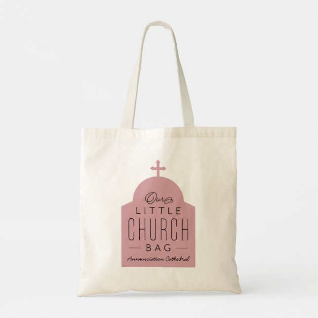 Notre petit sac d'église mignon rose dôme orthodox (Dos)