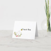 Notre Petite Abeille De Miel Merci Cartes