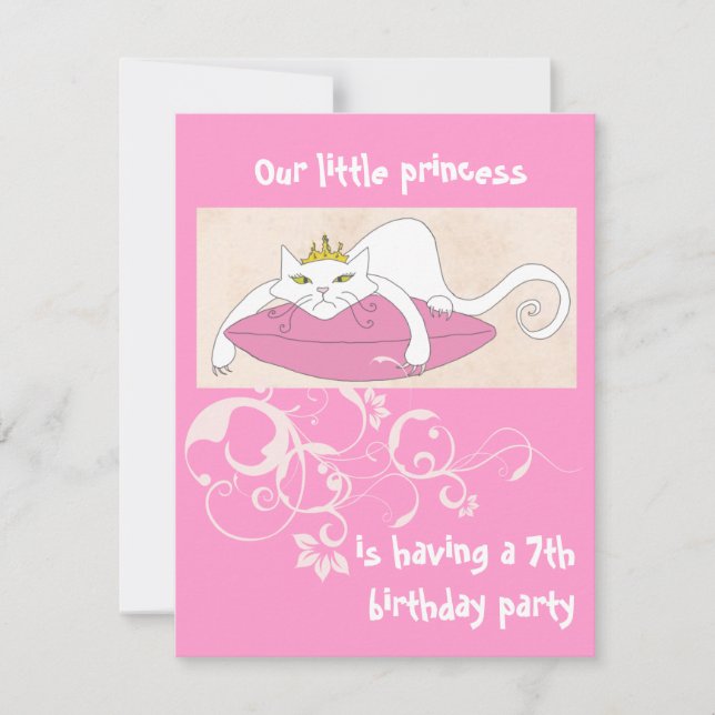 Notre petite invitation à la fête d'anniversaire d (Devant)