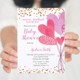 Notre petite invitation au baby shower amoureux