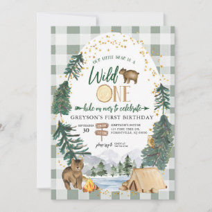 Notre petite ours est une invitation d'anniversair