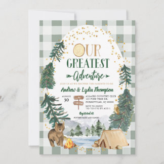 Notre plus grande invitation Baby shower aventure