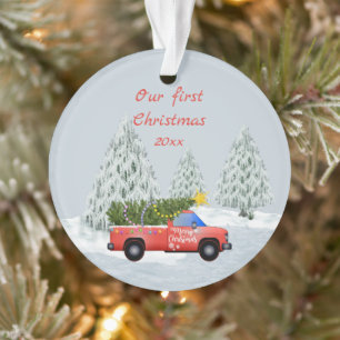 Notre premier camion Vintage de Noël