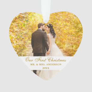 Notre premier coeur photo Mariage de Noël