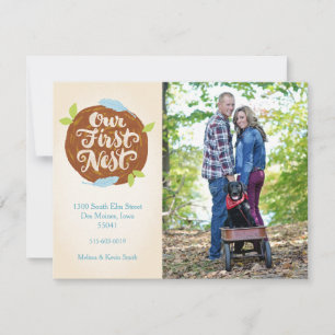 Notre premier Faire-part de déménagement du nid