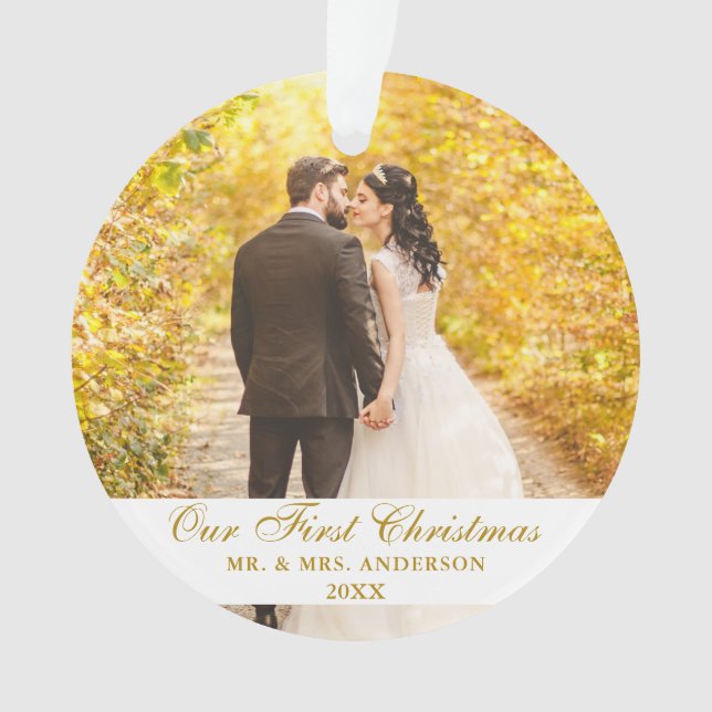 Notre premier Mariage de Noël - Script d'or photo (devant)
